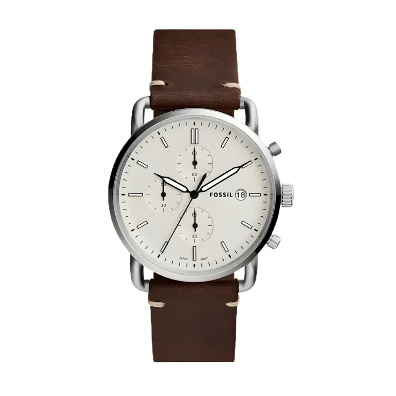 Fossil Commuter Quartz Cream Dial Men's Watch- FS5402